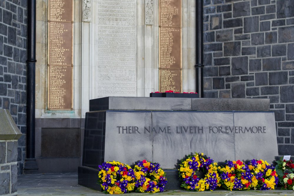Anzac Day - Anzac Wreaths at Shrine