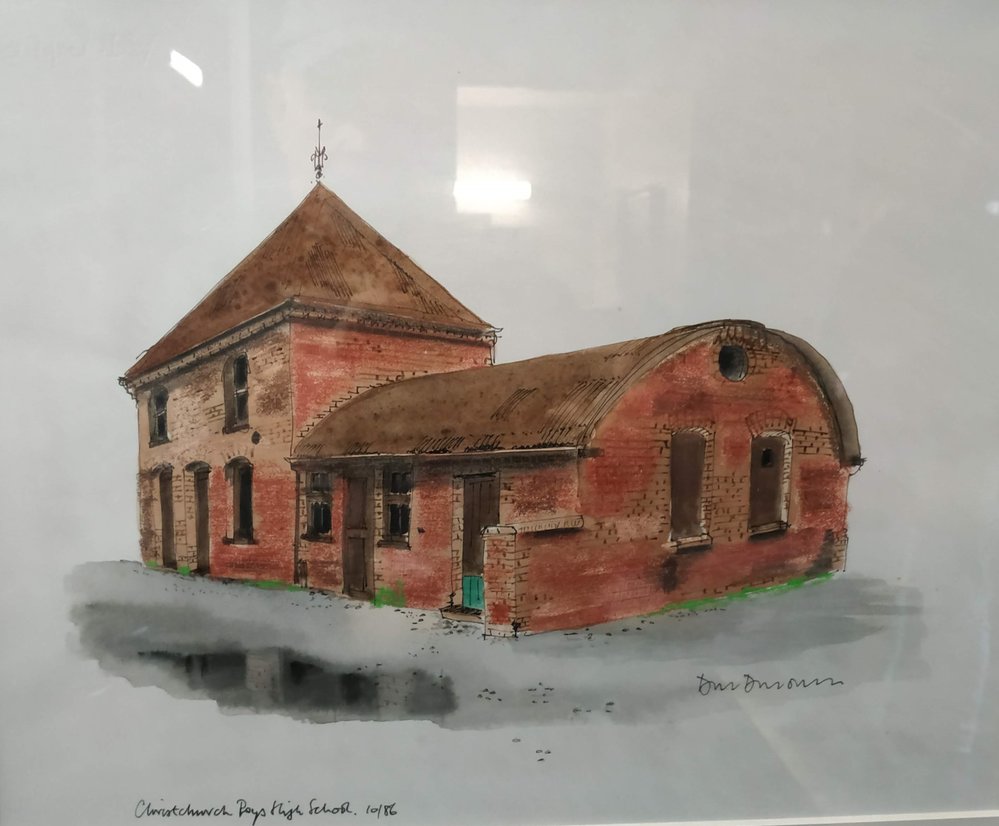 Deans Building Watercolour