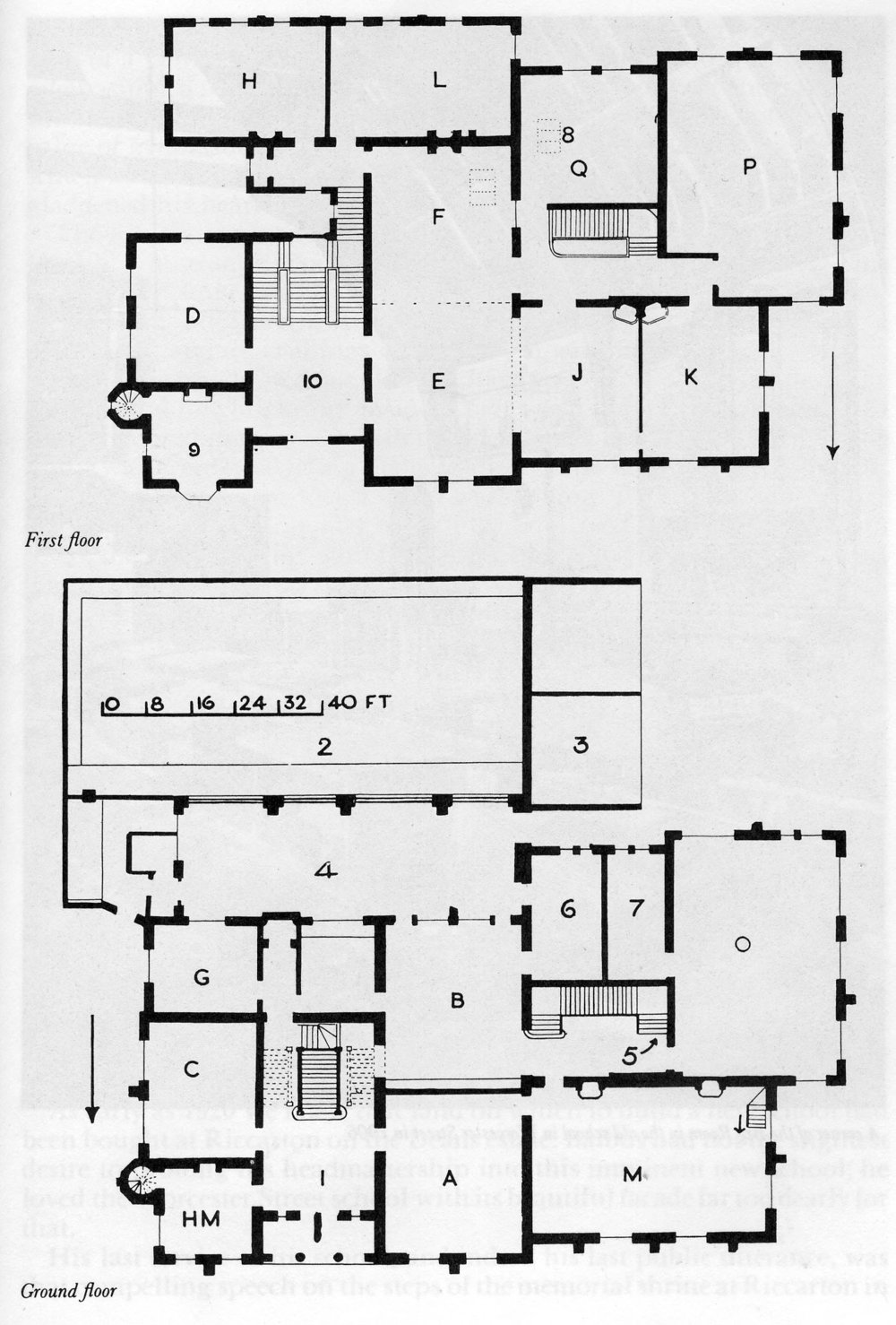 Worcester Street plan