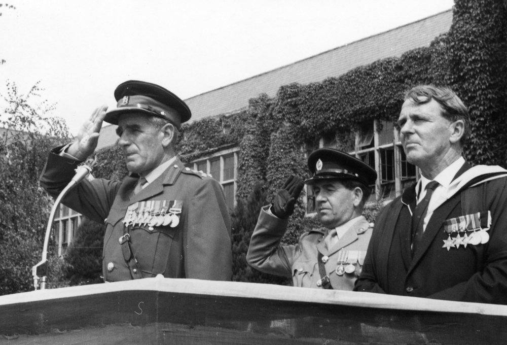 Brig Kippenberger, Brig Aitken &amp; Mr Caldwell