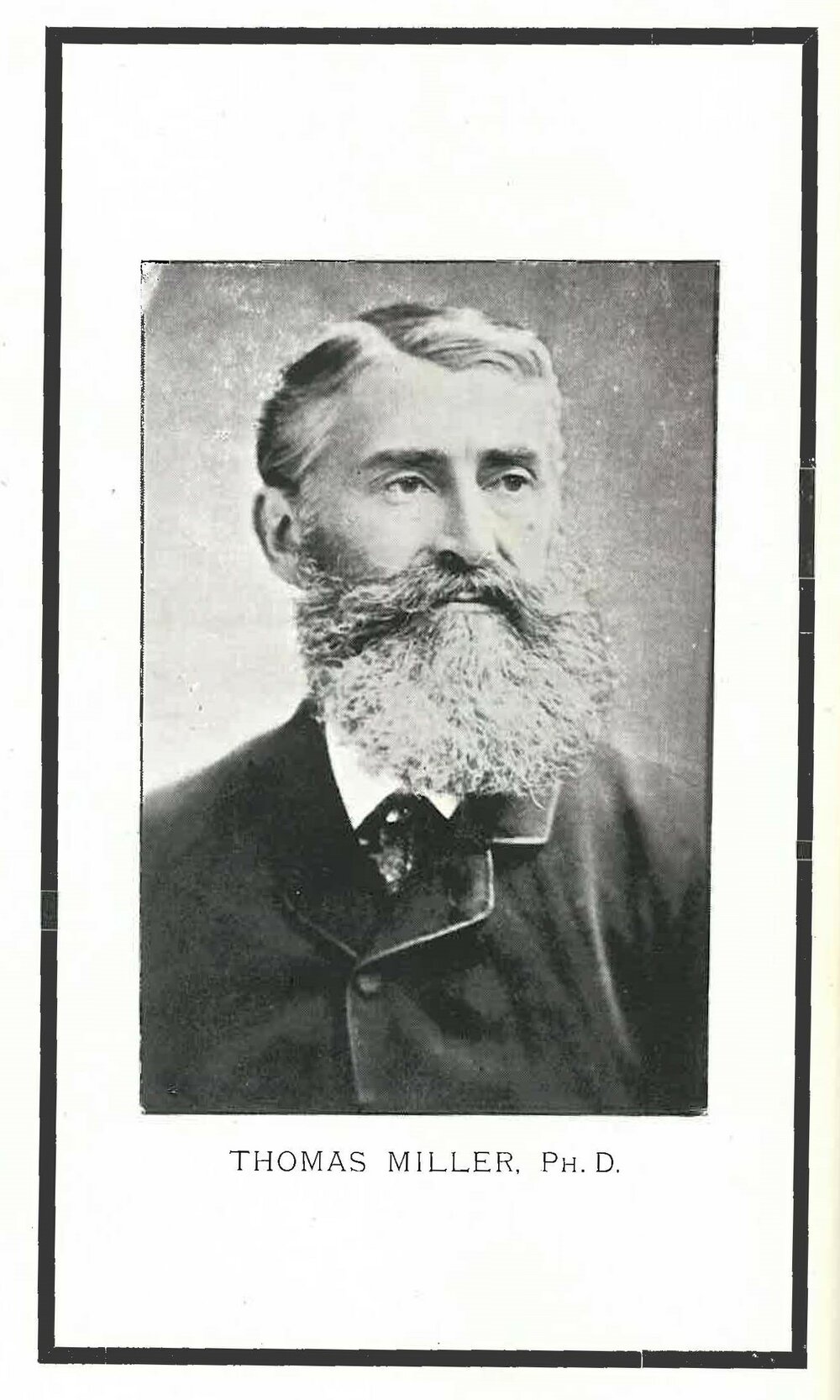 Dr Thomas Miller CBHS 1881-1883_1901 Magazine