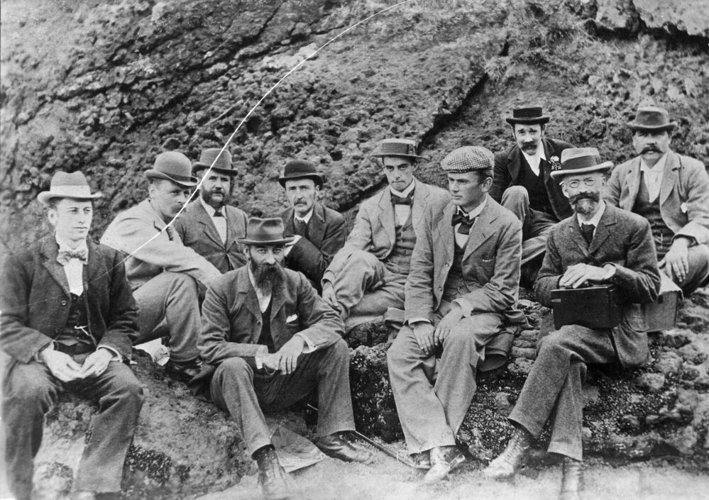 1907 Masters Group at Swimming Sports Lyttelton