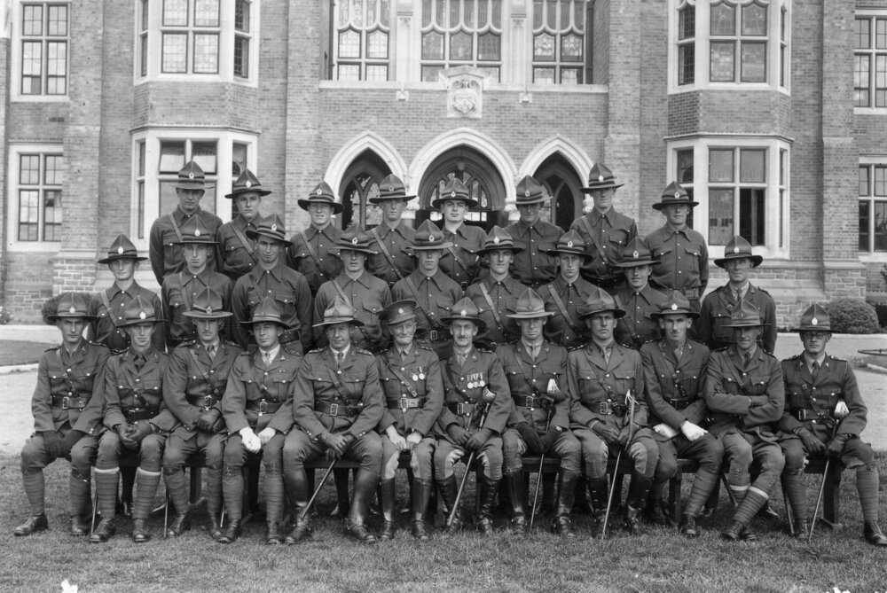 Officers &amp; Under Officers Anzac Day 1935