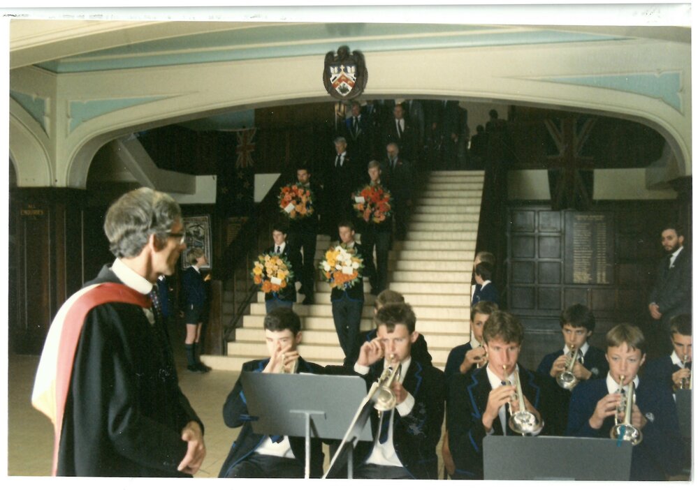 Anzac Day - Band in Foyer