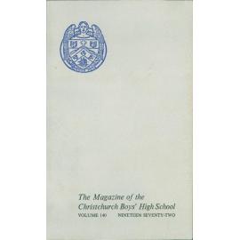 1972 School Magazine