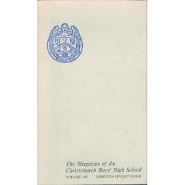 1974 School Magazine