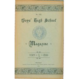 1899 School Magazine