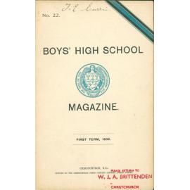 1902 School Magazine