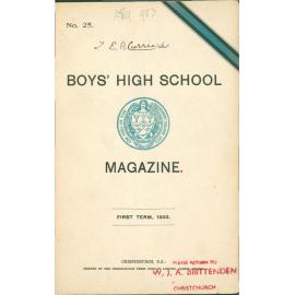 1903 School Magazine
