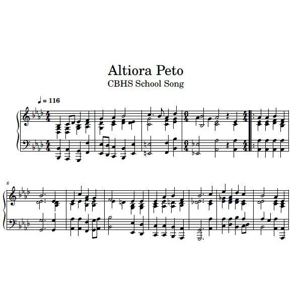 ALTIORA PETO School Song