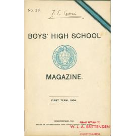 1904 School Magazine