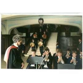 Anzac Day - Band in Foyer