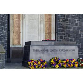 Anzac Day - Anzac Wreaths at Shrine