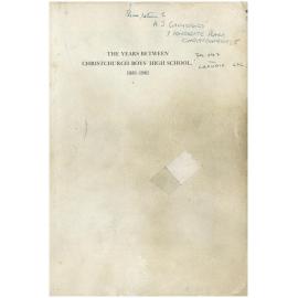 The Years Between 1881-1981