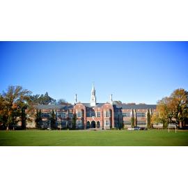 School without snow scene