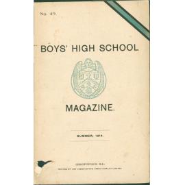 1914 School Magazine