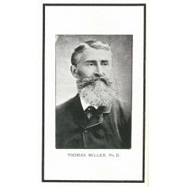 Dr Thomas Miller CBHS 1881-1883_1901 Magazine