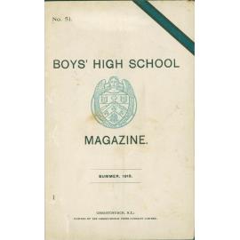 1915 School Magazine