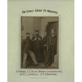 CEB Brown and cronies in gowns