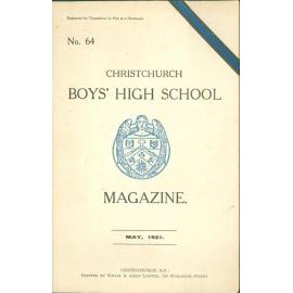 1921 School Magazine