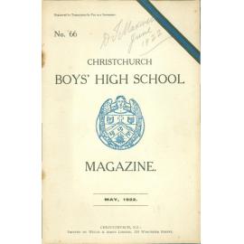 1922 School Magazine