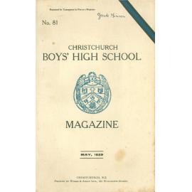 1929 School Magazine