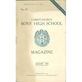 1931 School Magazine