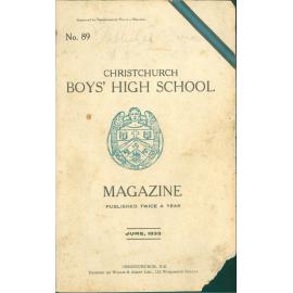1933 School Magazine