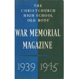 1939-1945 War Memorial Magazine